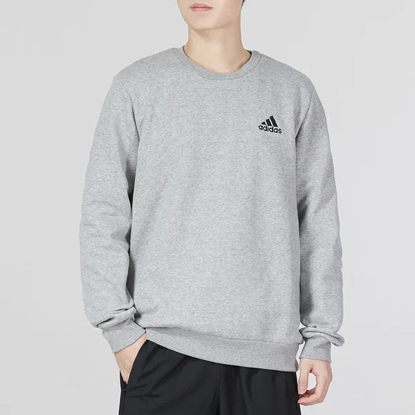 adidas Essentials Fleece Sweatshirt 'Grey', Gray