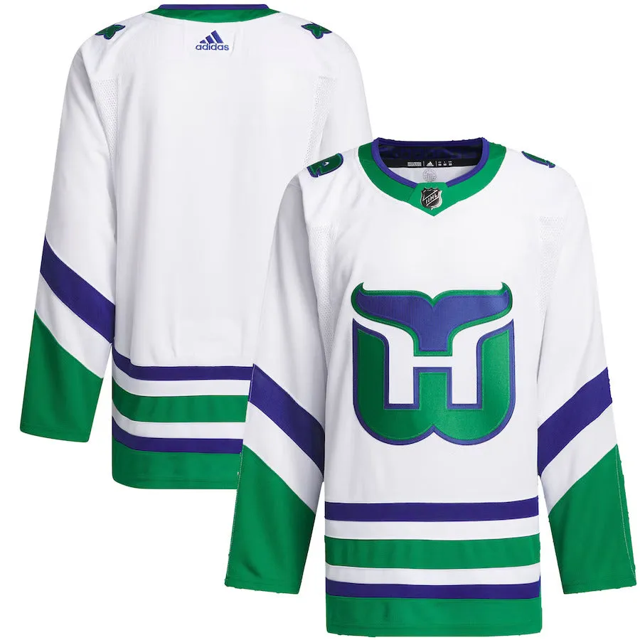 adidas NHL Hartford Whalers Authentic Primegreen Retro Jersey