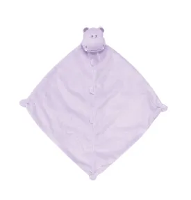 Angel Dear Lovey Purple Hippo Blankie