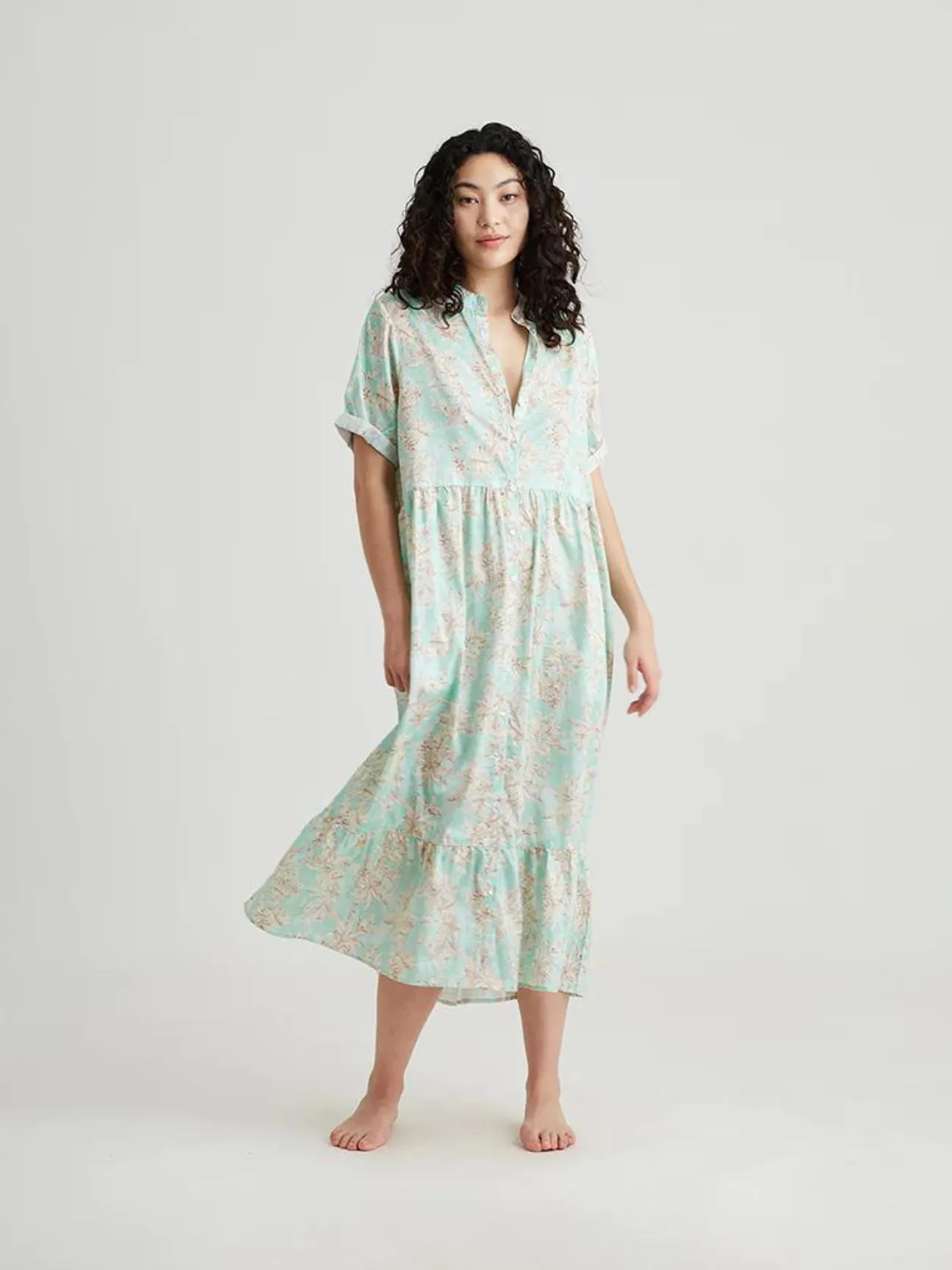 Bridget SS Maxi Night Dress