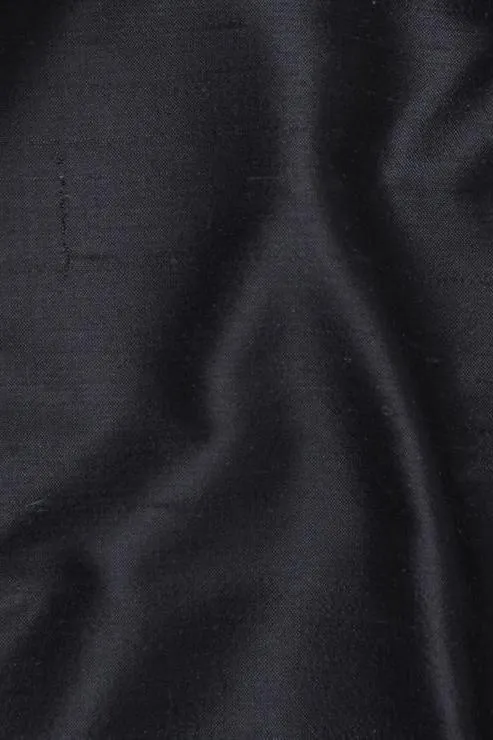 Charcoal Silk Shantung 54" Fabric