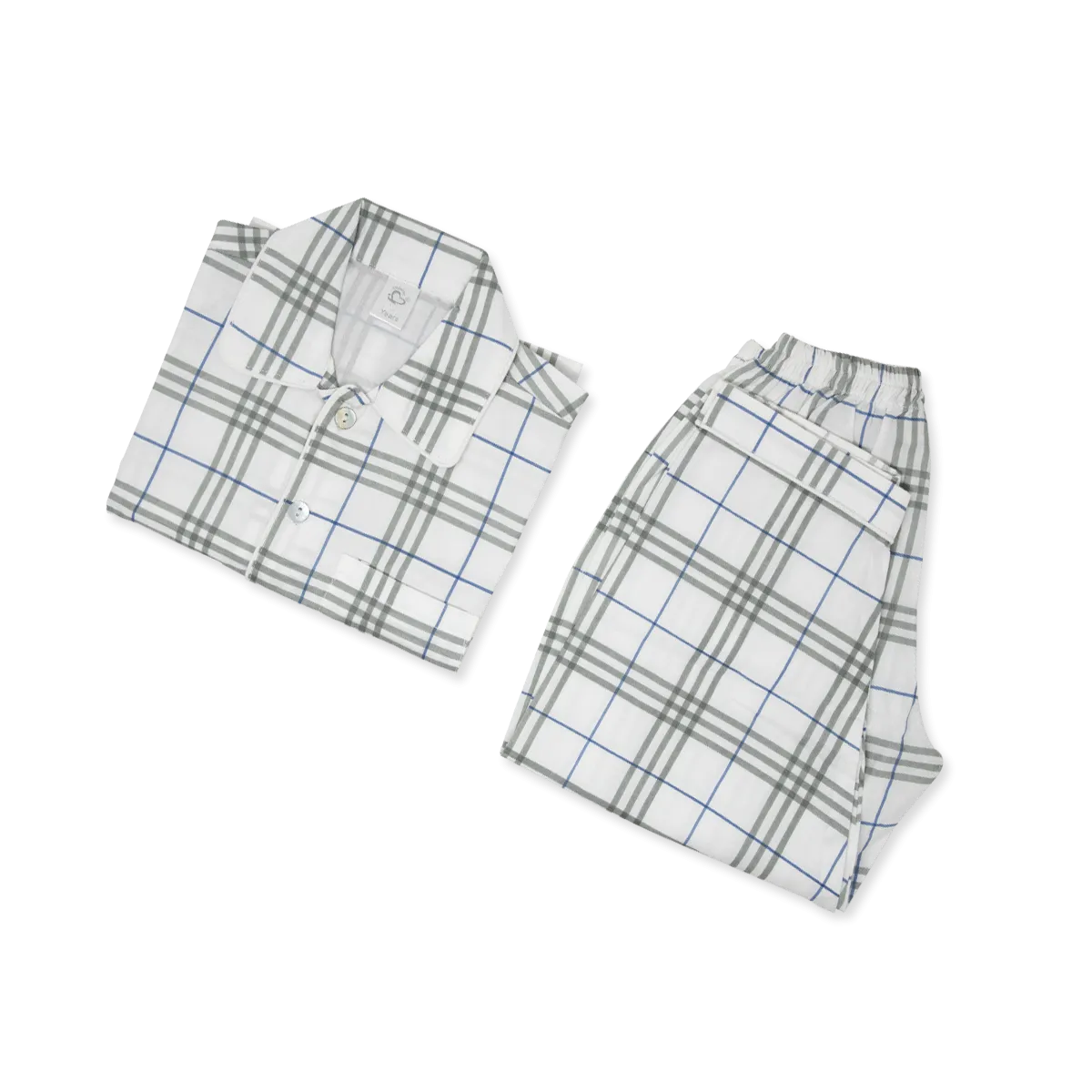 Classic Pyjamas Set - Classy Checks - Blue