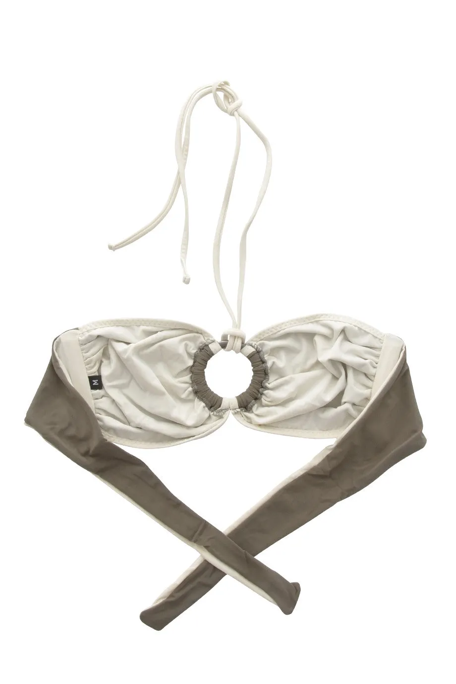 CLUBE BOSSA ORION Khaki Bandeau Bikini