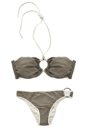 CLUBE BOSSA ORION Khaki Bandeau Bikini