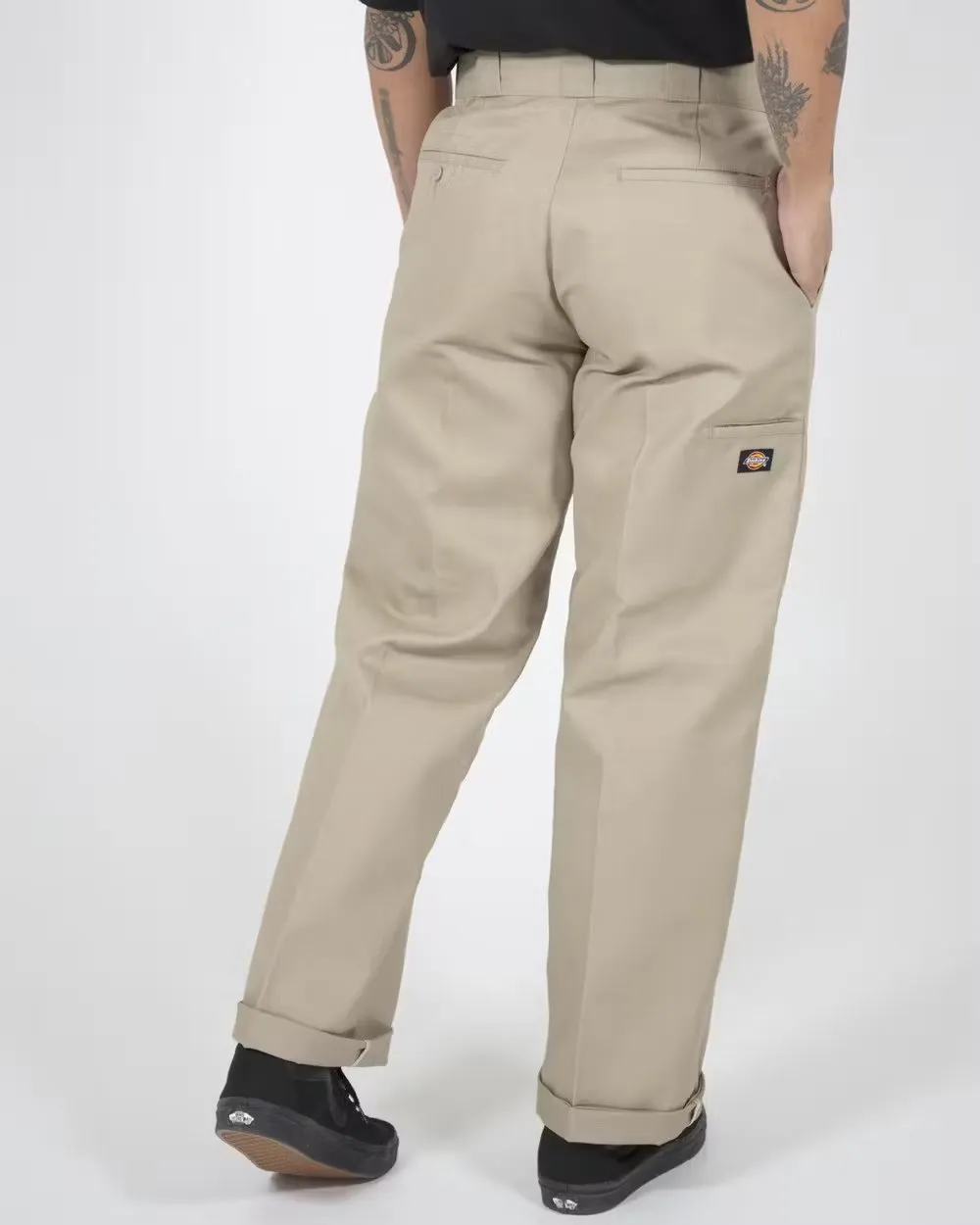 DICKIES 85283 Loose Fit Double Knee Pants - Khaki