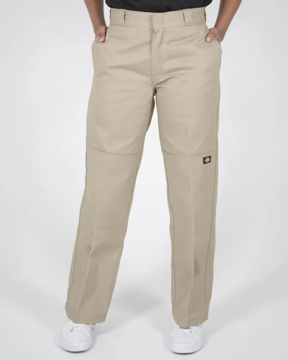 DICKIES 85283 Loose Fit Double Knee Pants - Khaki