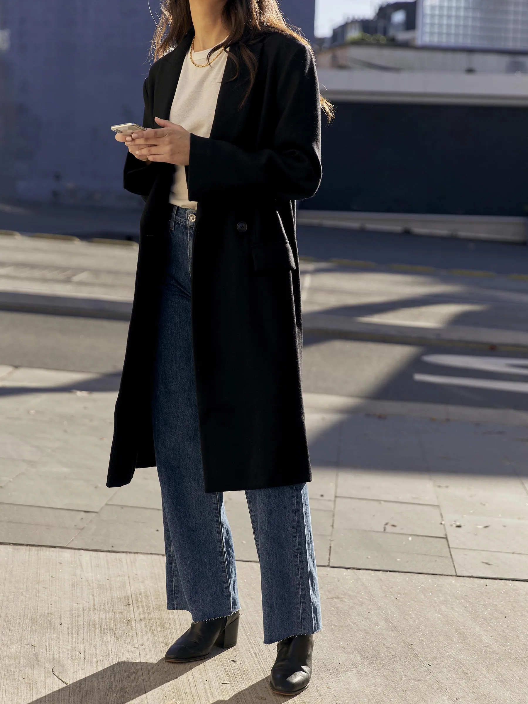 Double Breasted Wool Coat