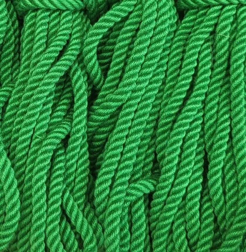 Emerald Green Bondage Rope in Bamboo