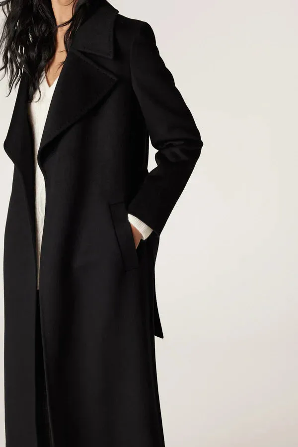 EVANS WOOL COAT | Black