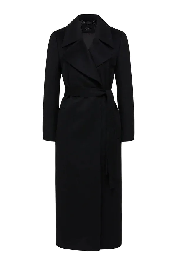 EVANS WOOL COAT | Black