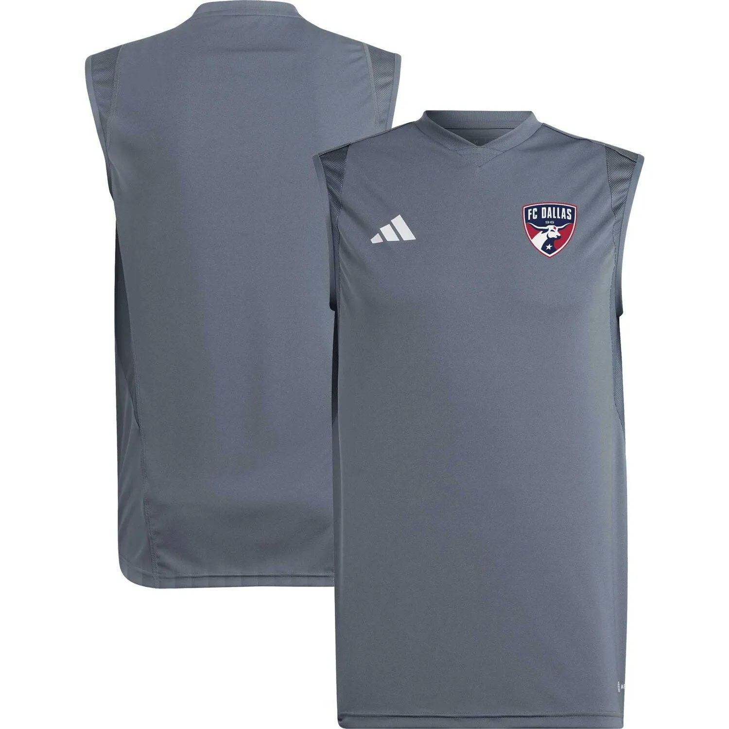 FC Dallas 2023 Men's Gray Sleeveless Training Jersey