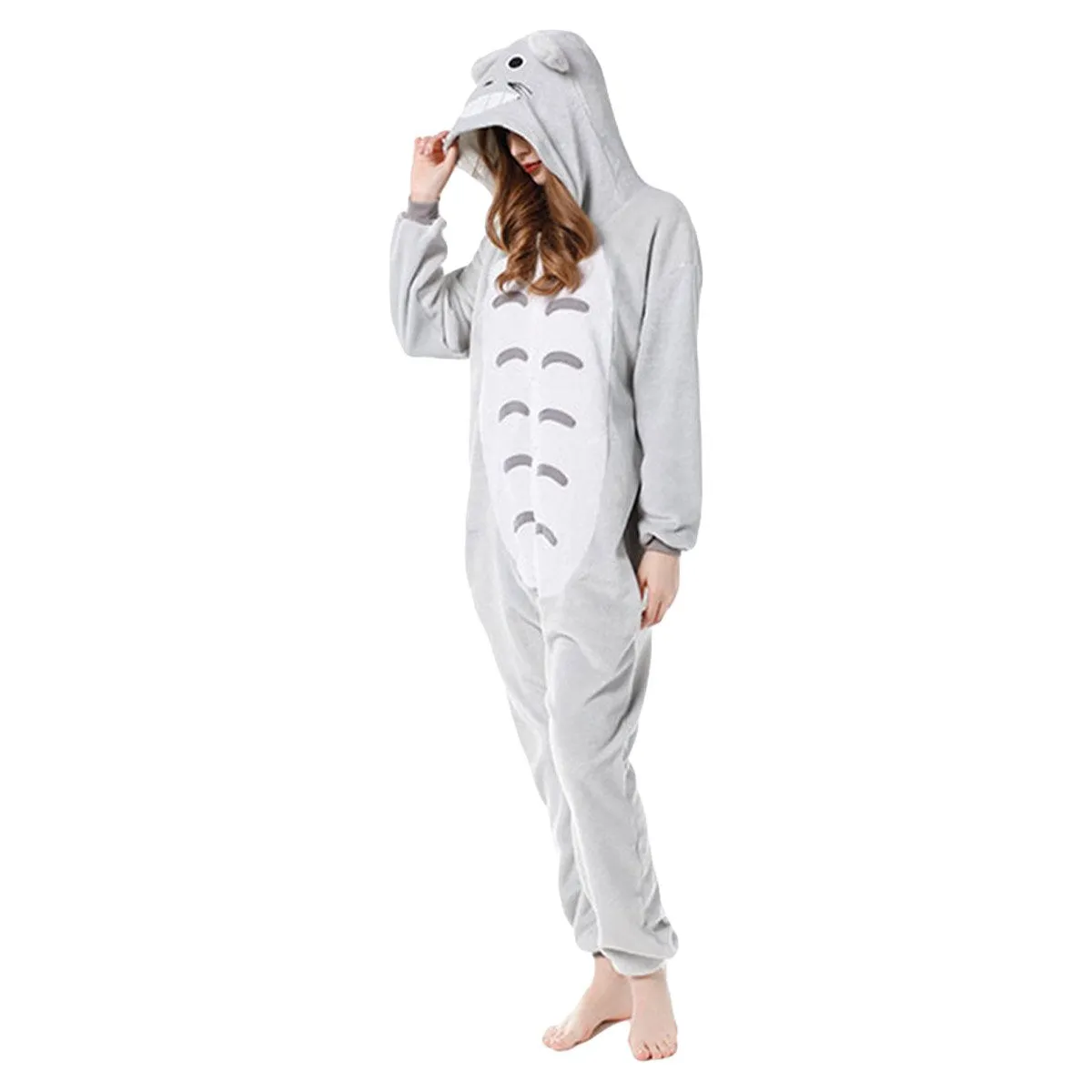 Flannel Parent-Child One-Piece Animal Pyjamas