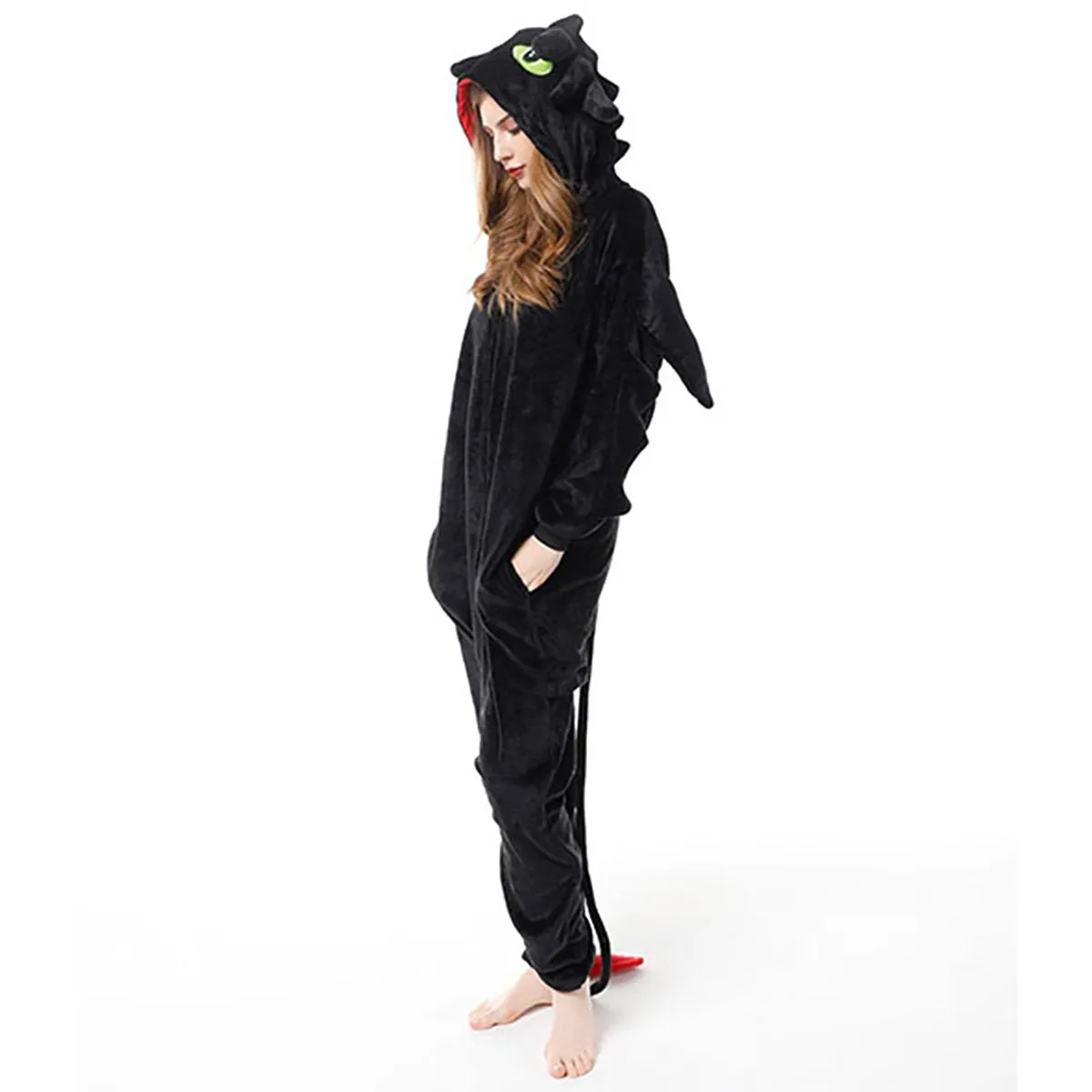 Flannel Parent-Child One-Piece Animal Pyjamas