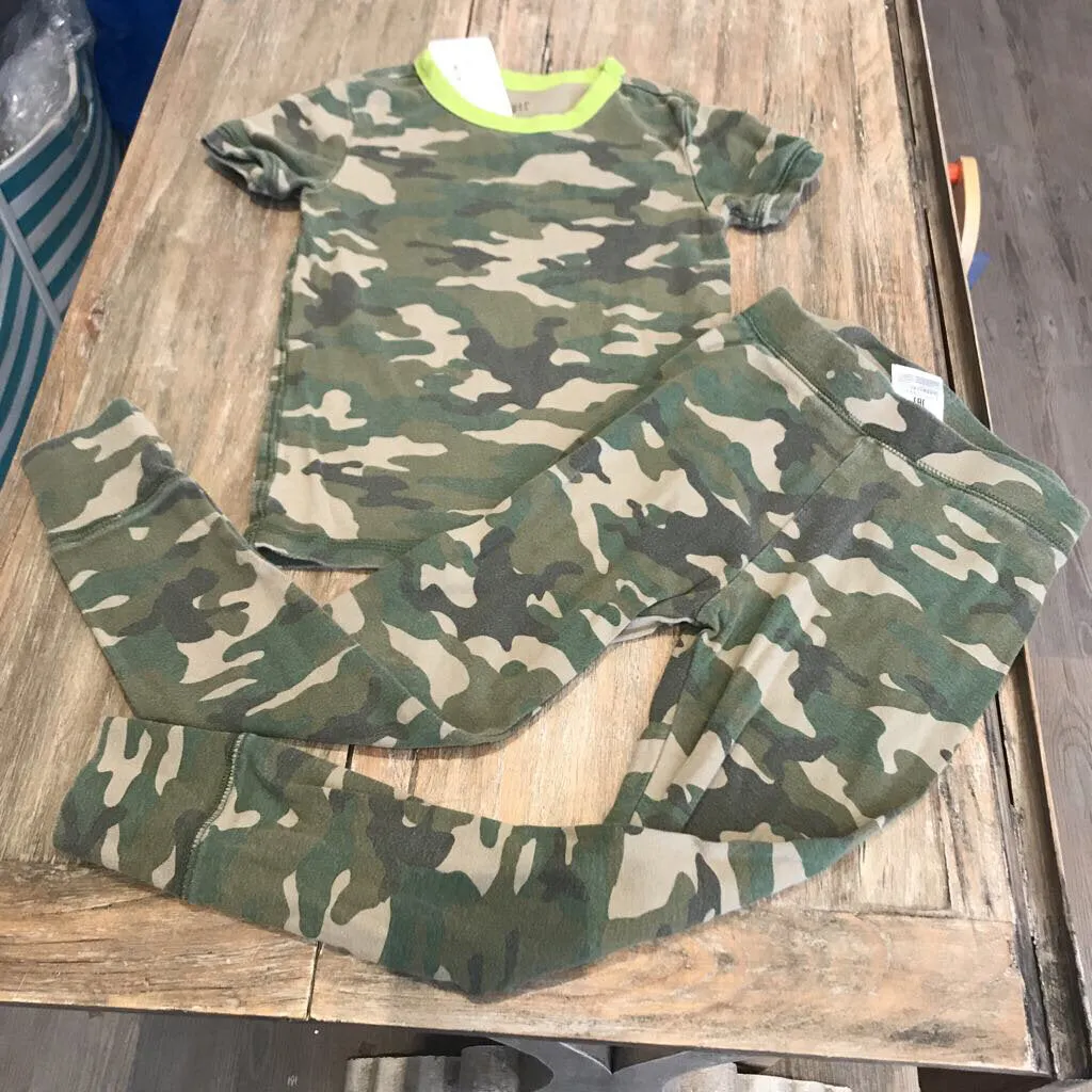 Gap 2pc. Cotton Geen camo SS Pyjamas 6Y