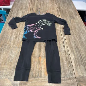 Gap Black dino OrganicCtn LS Pyjamas 6Y