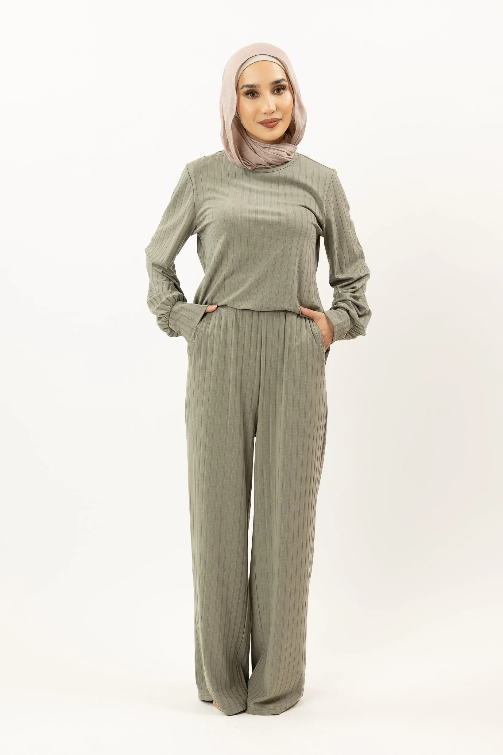 Hilda Ribbed Pants