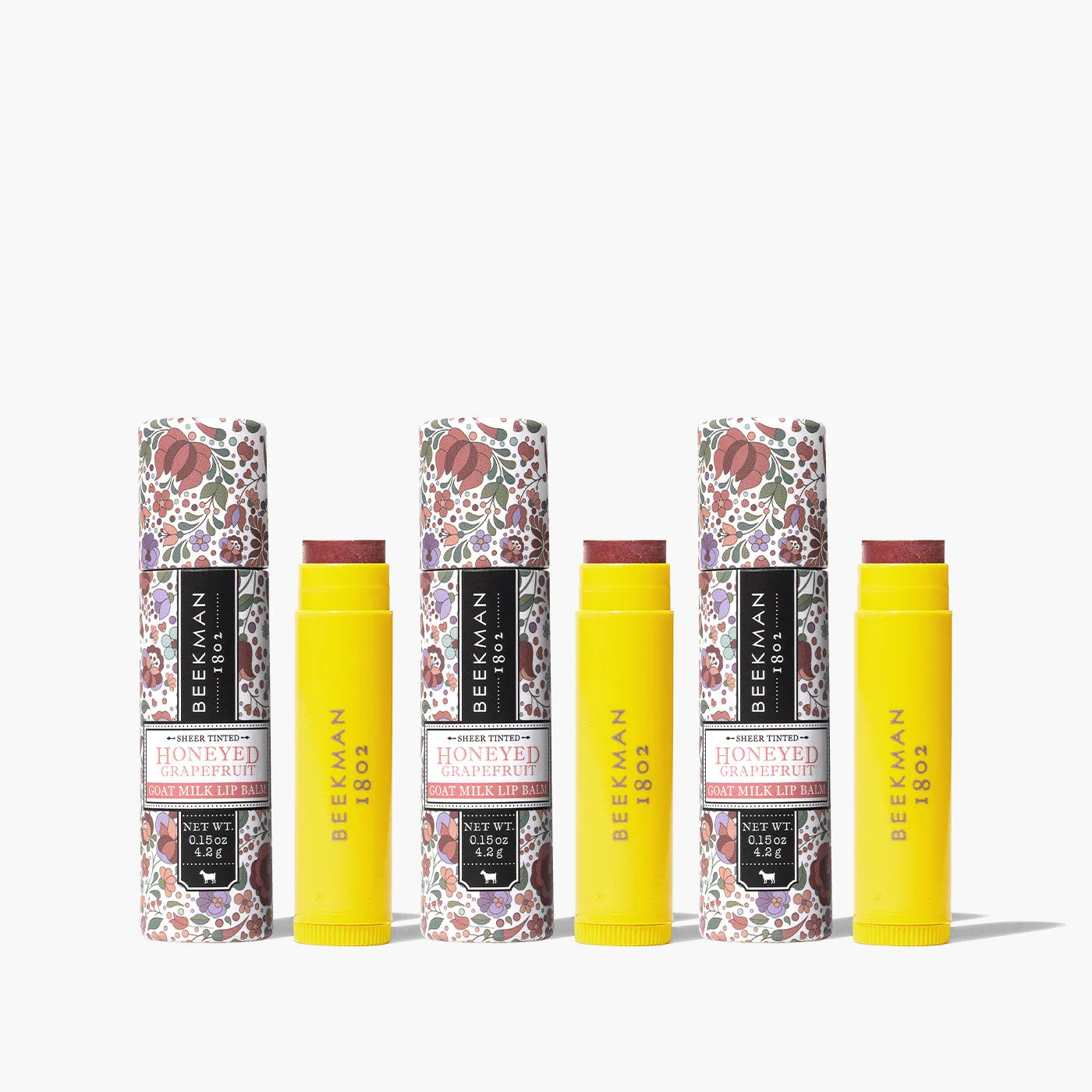 Honeyed Grapefruit 3-Pack Of Sheer Tinted Lip Balms