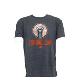 Illinois Fighting Illini Adidas Chief Logo Go-To Shirt