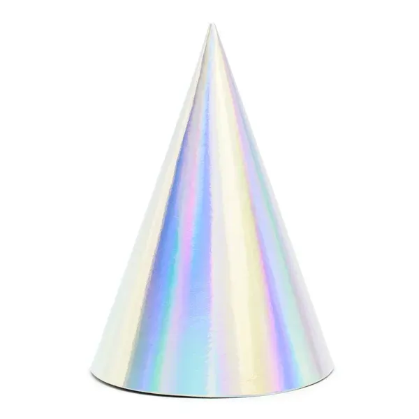 Iridescent Party Hats (6 Pack)