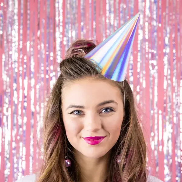 Iridescent Party Hats (6 Pack)