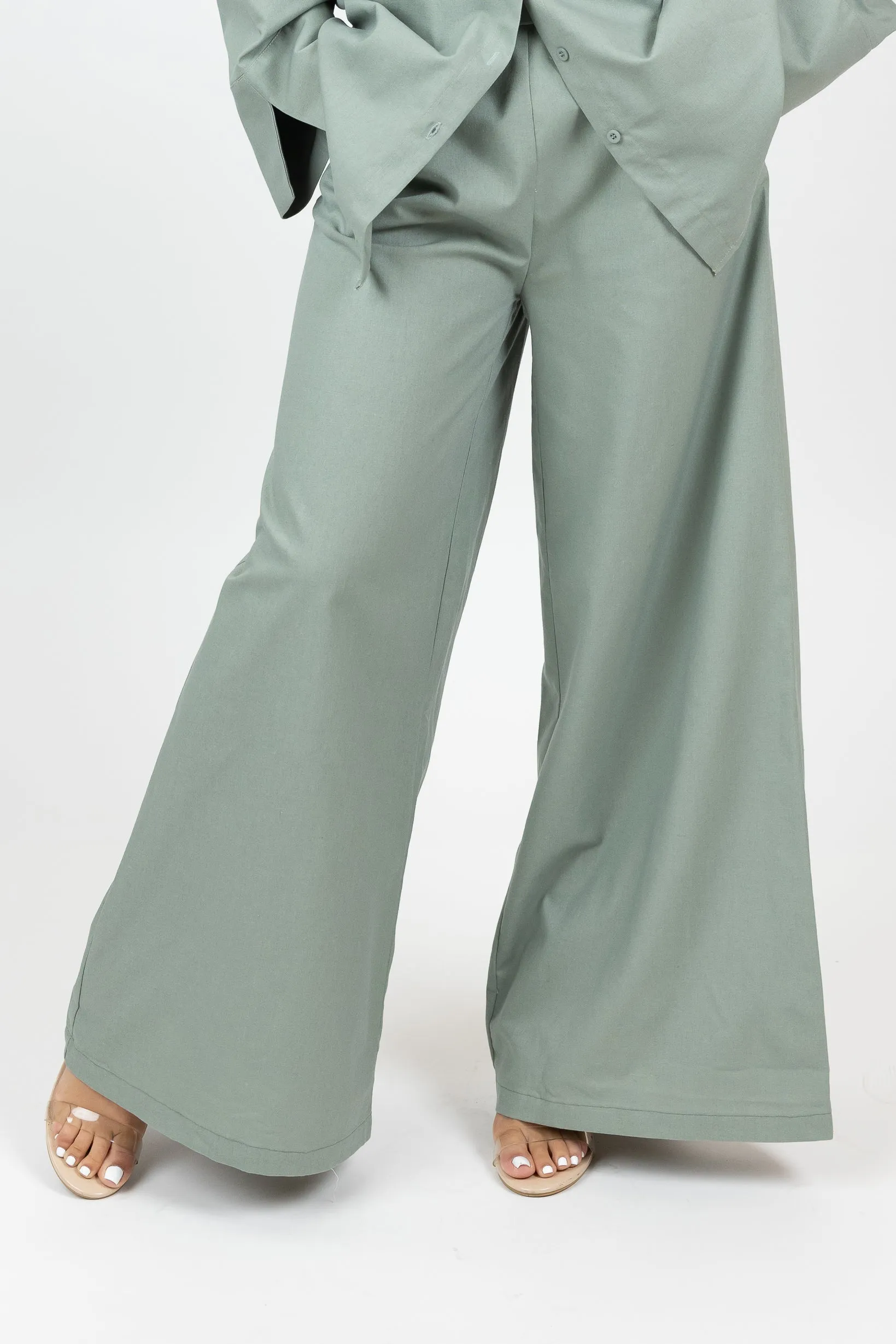 Linen Breeze Pants & Shirt Set