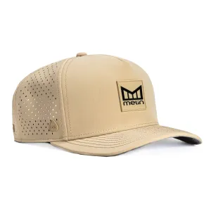 Melin Odyssey Stacked Hydro Snapback Hat - Khaki