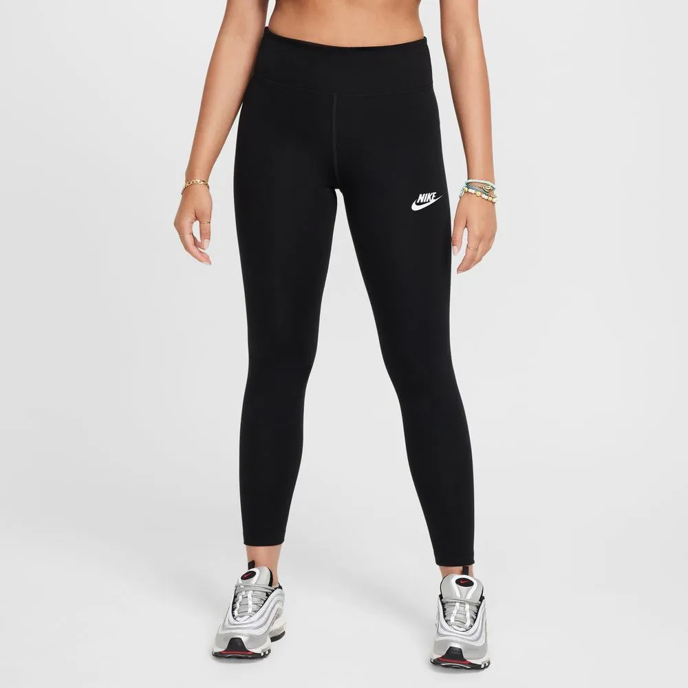 Nike Girls Sportswear Classic High-Waisted Leggings