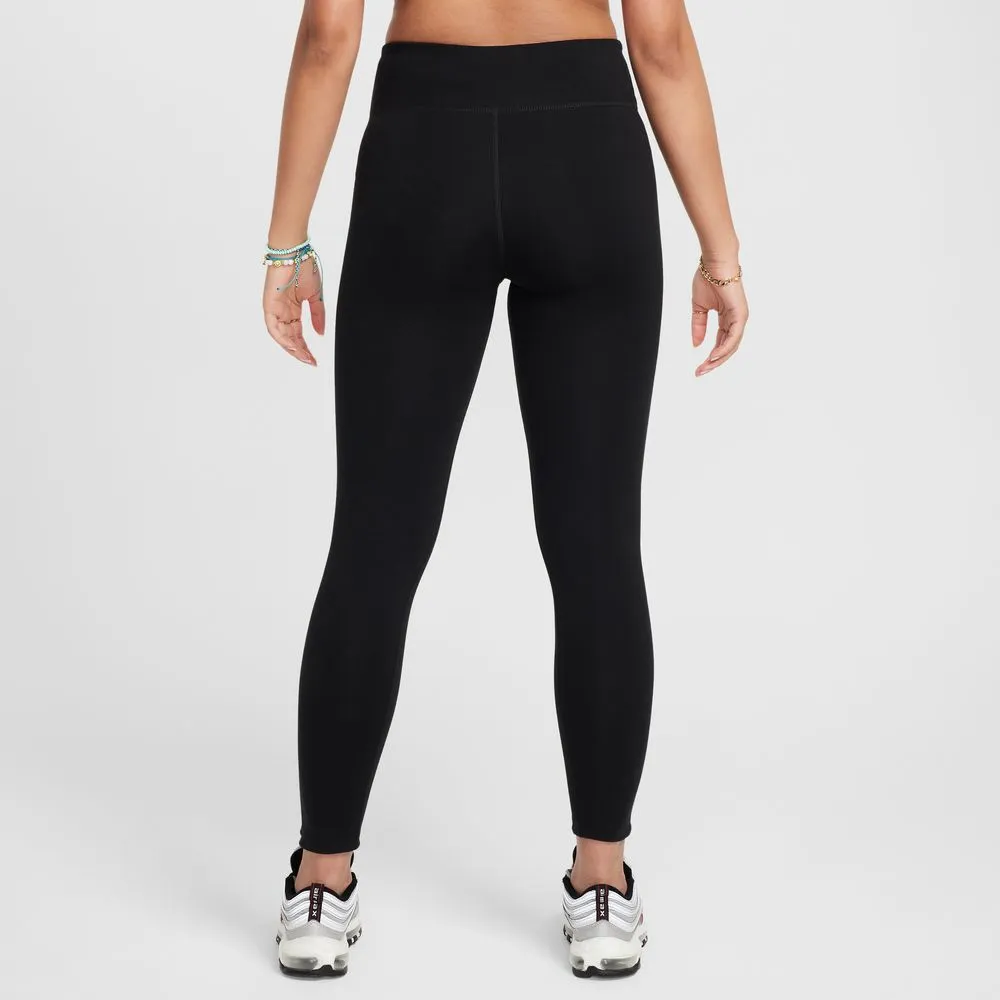 Nike Girls Sportswear Classic High-Waisted Leggings