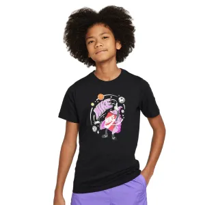 Nike Sportswear Big Kids' T-Shirt Black