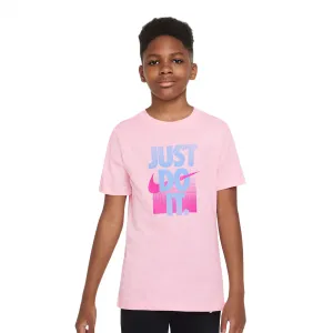 NIKE SPORTSWEAR BIG KIDS' T-SHIRT PINK