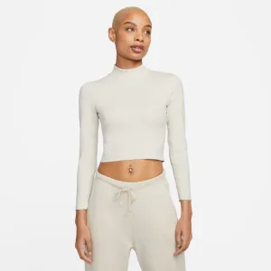 Nike Women's Long Sleeve Crop Top Yoga Dri-Fit Luxe