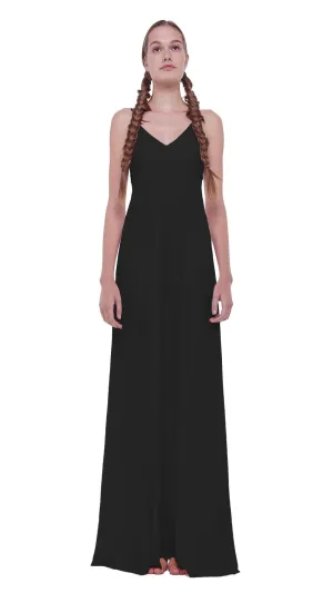 Norma Kamali slip A line long dress