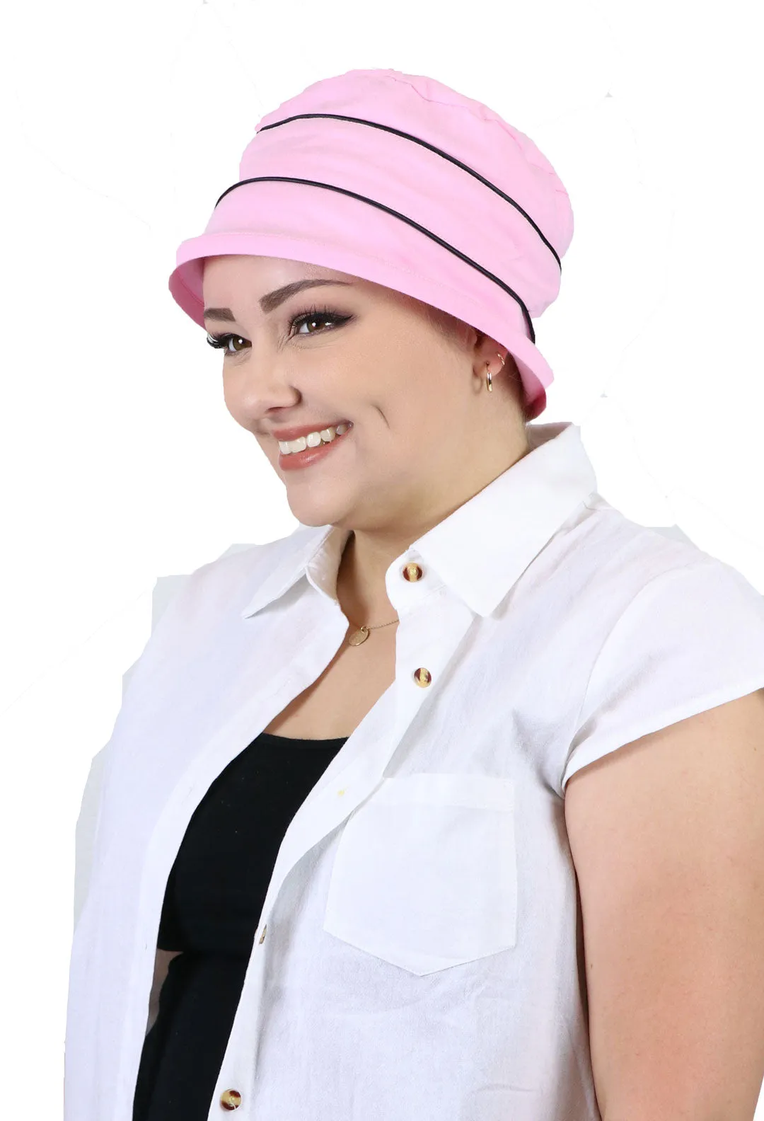 Pippin Cotton Cloche Hat Chemo Headwear for Women 50  UPF Sun Protection