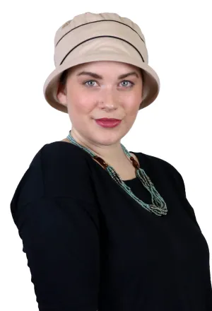 Pippin Cotton Cloche Hat Chemo Headwear for Women 50  UPF Sun Protection