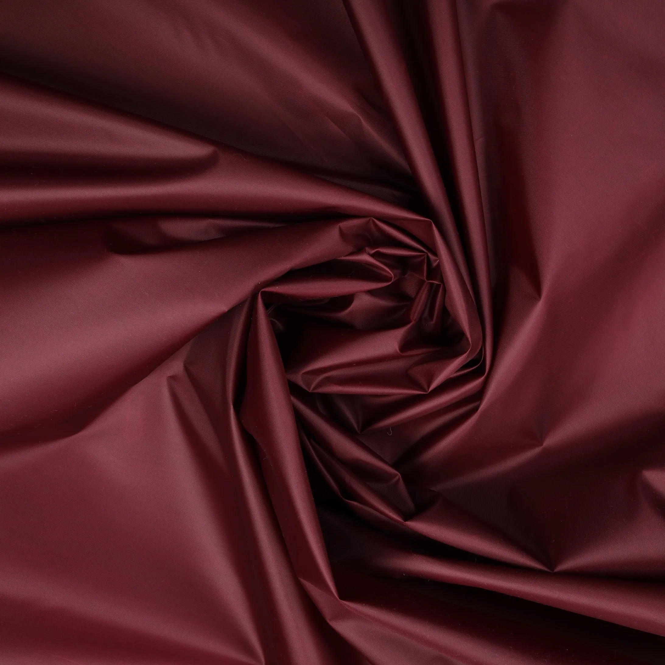 Recyclable Maroon Solid Taffeta Fabric