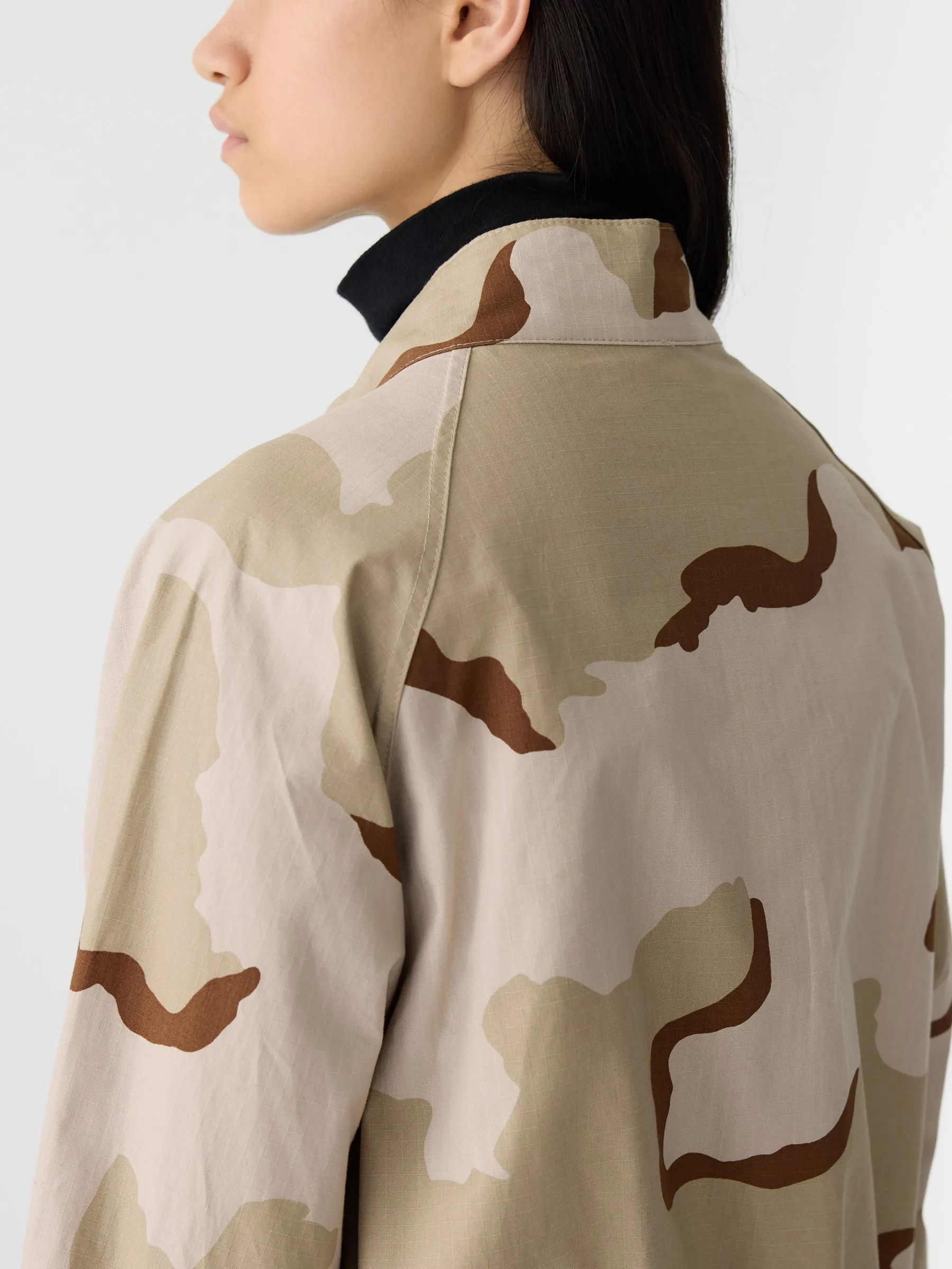 ripstop camo windbreaker