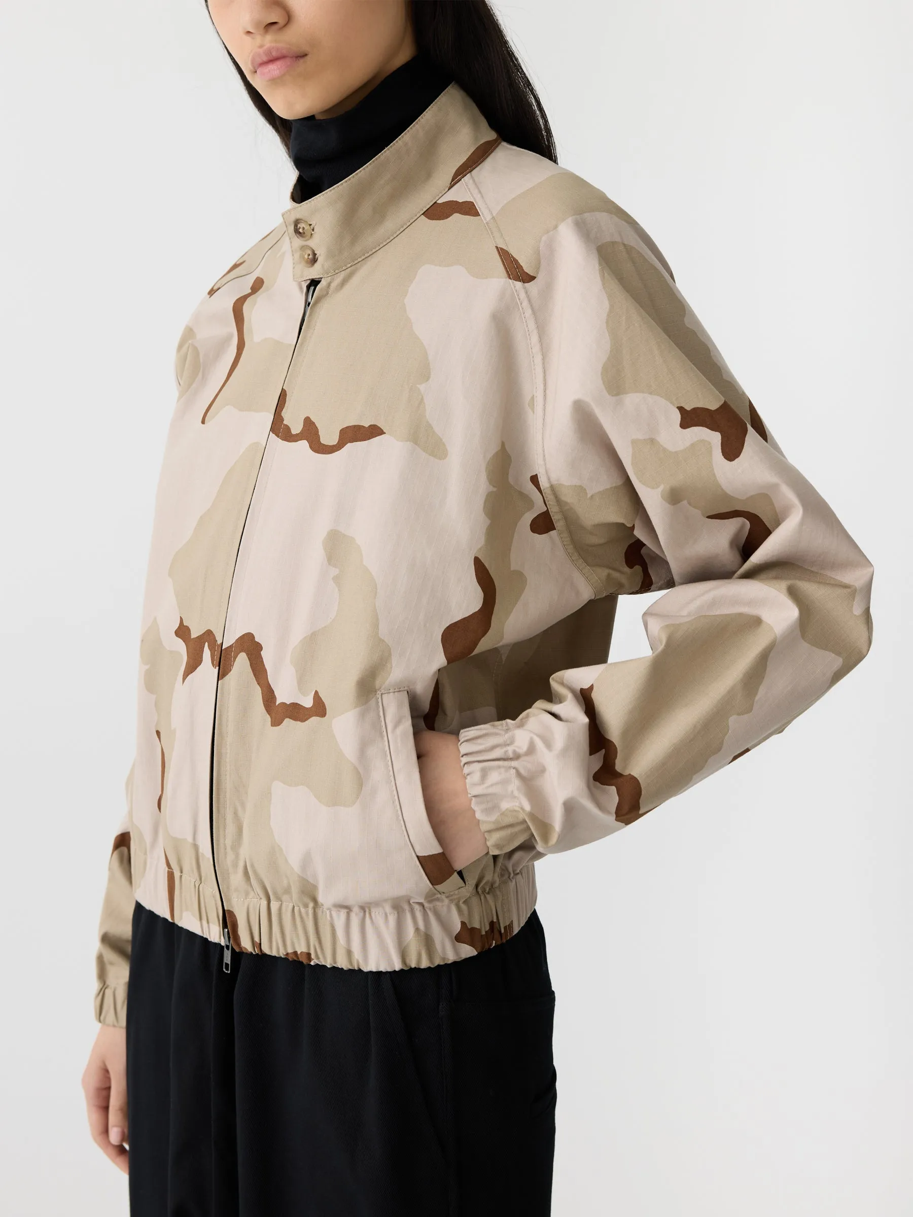 ripstop camo windbreaker