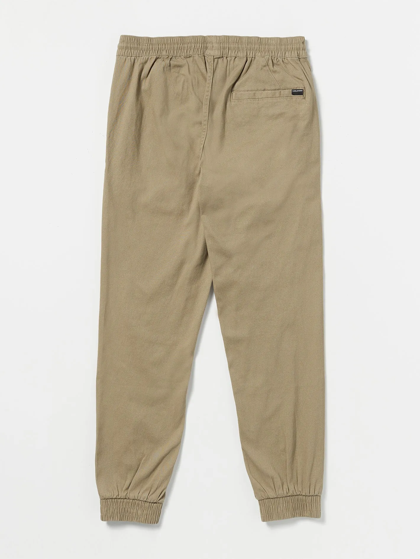 Road Trip Elastic Waist Pants - Khaki