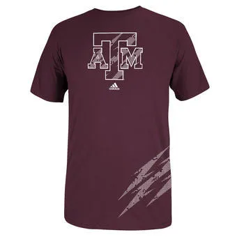 Texas A&M Adidas Maroon Logo Shock Go-To Tee