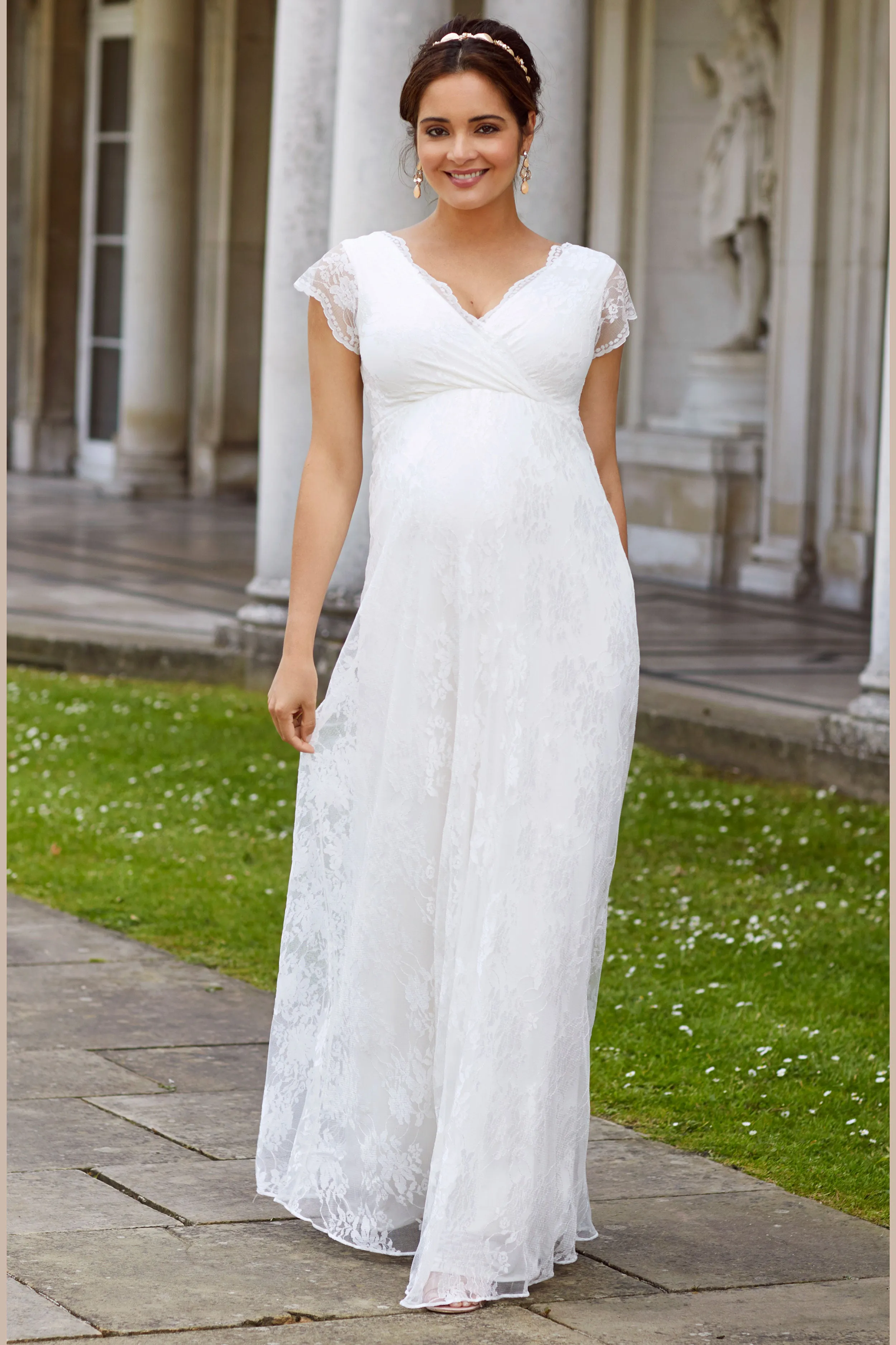 Tiffany Rose Eden Bridal and Wedding Maternity Dress Gown