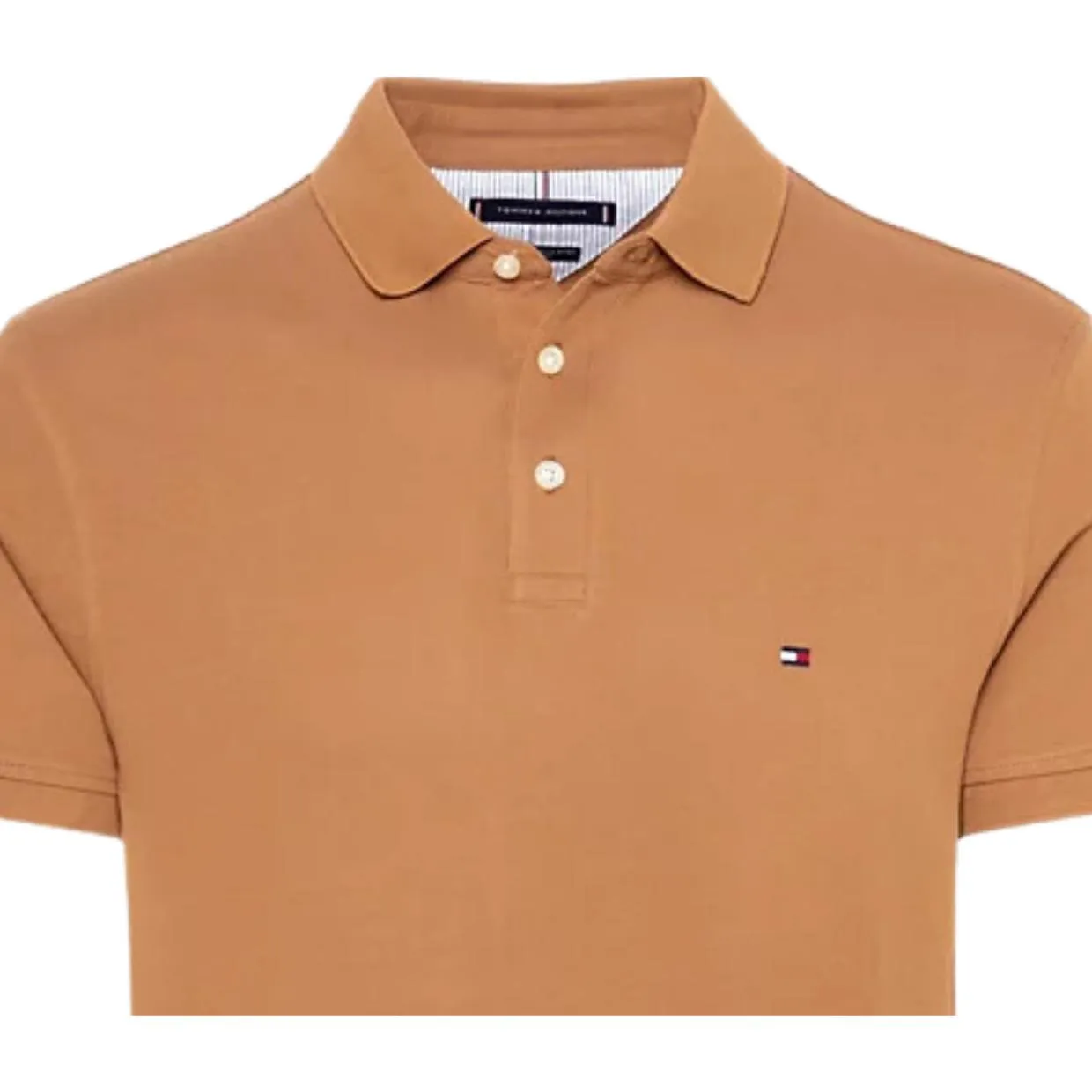 Tommy Hilfiger 1985 Slim Fit Khaki Polo Shirt