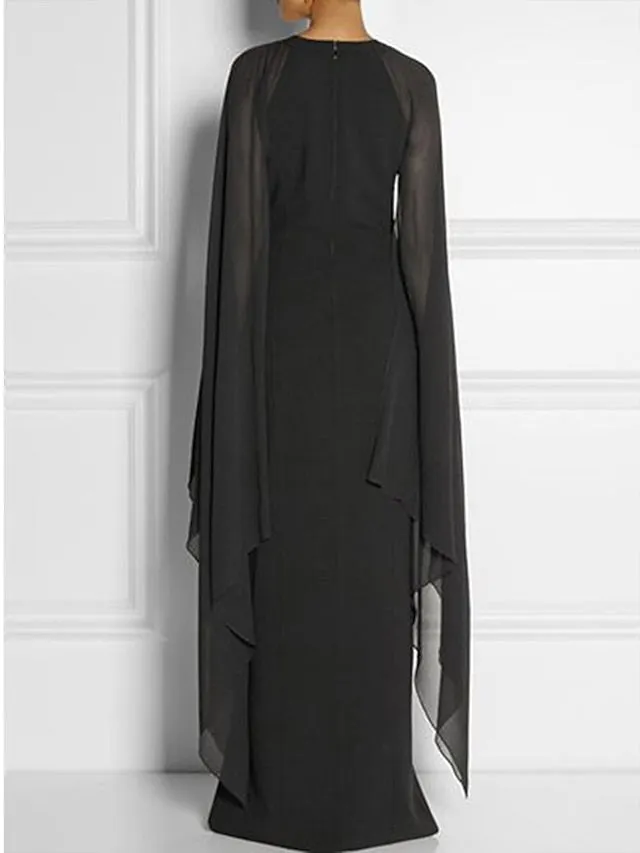 Women's Long Sleeve Swing Maxi Dress