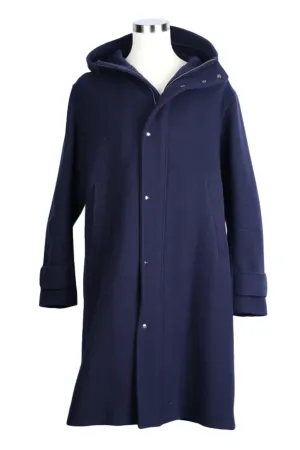 Wool Hooded Dress Coat