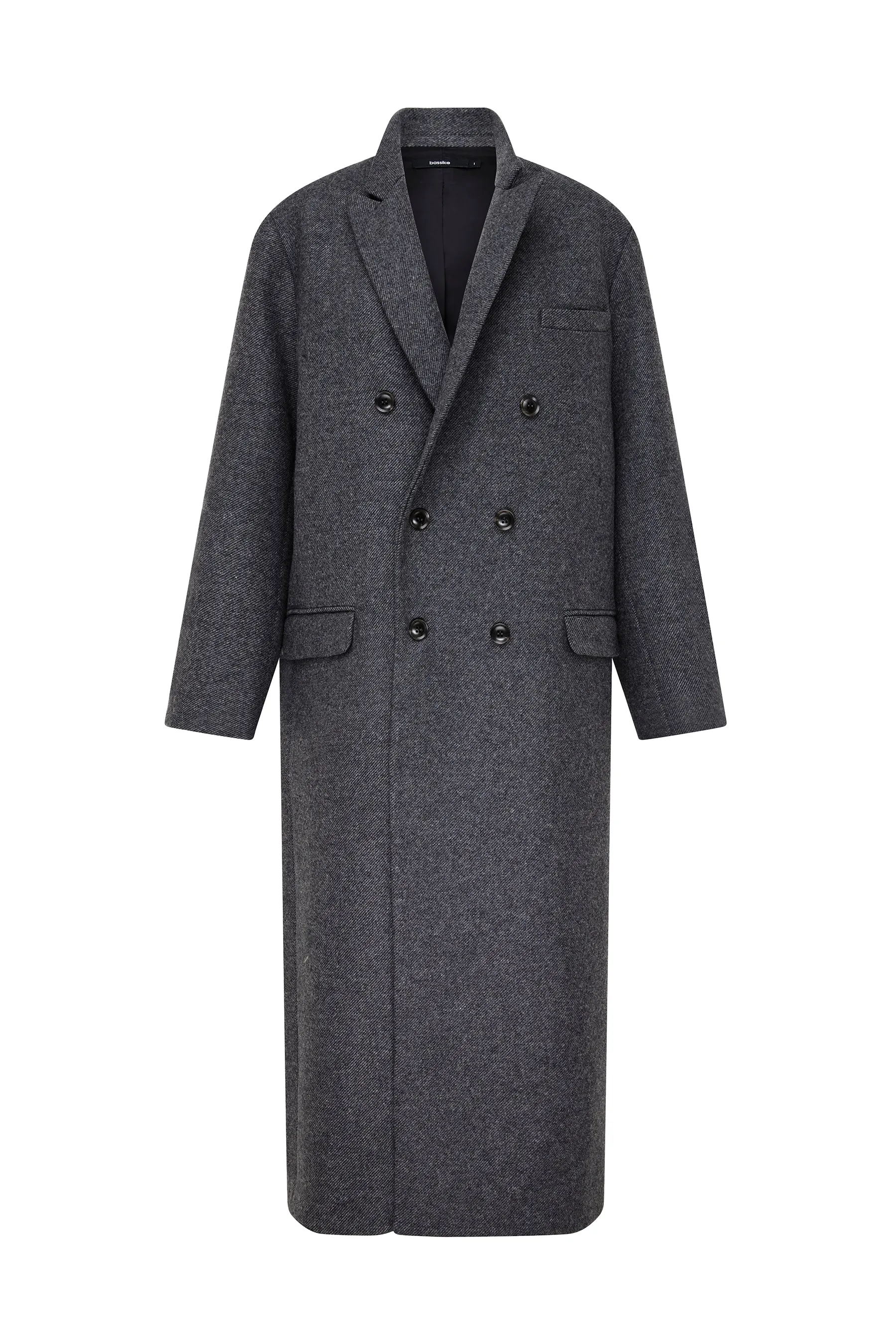 wool longerline coat